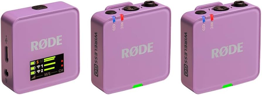 Amazon.com: Rode Wireless GO (Gen 3) Compact Wireless Microphone